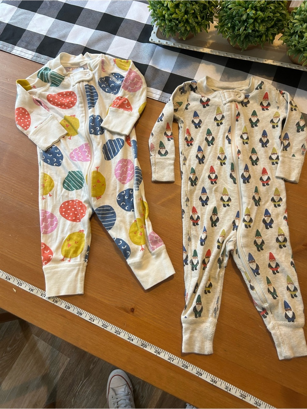 Hanna Anderson 3-6 Months Neutral Kids One-Piece a lot of 2
